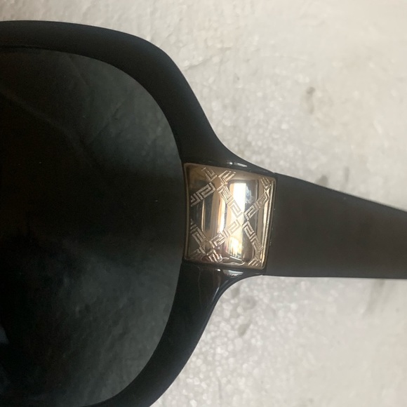 Vintage VERSACE SunglassesTimeless Style.Plastic Frame &Versace metallic  accent